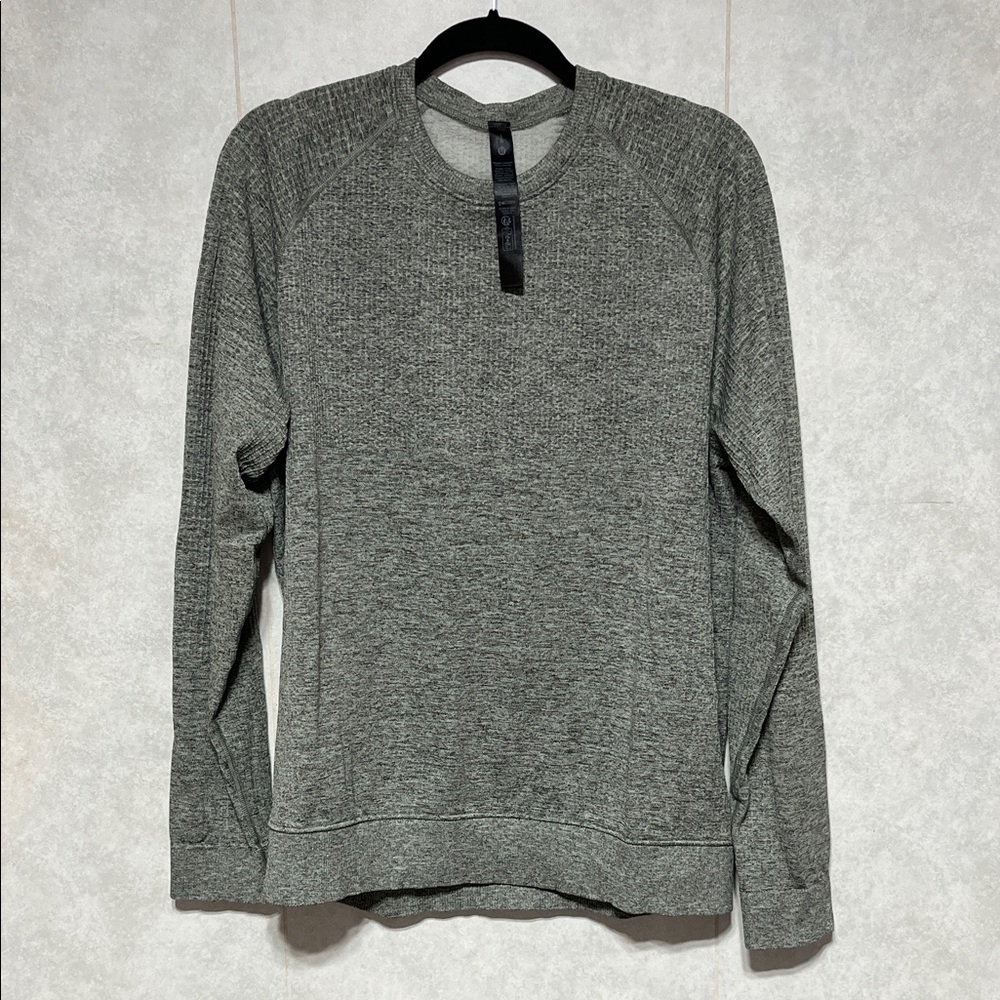Lululemon men’s medium green Heathered Crewnecks sweater men’s large